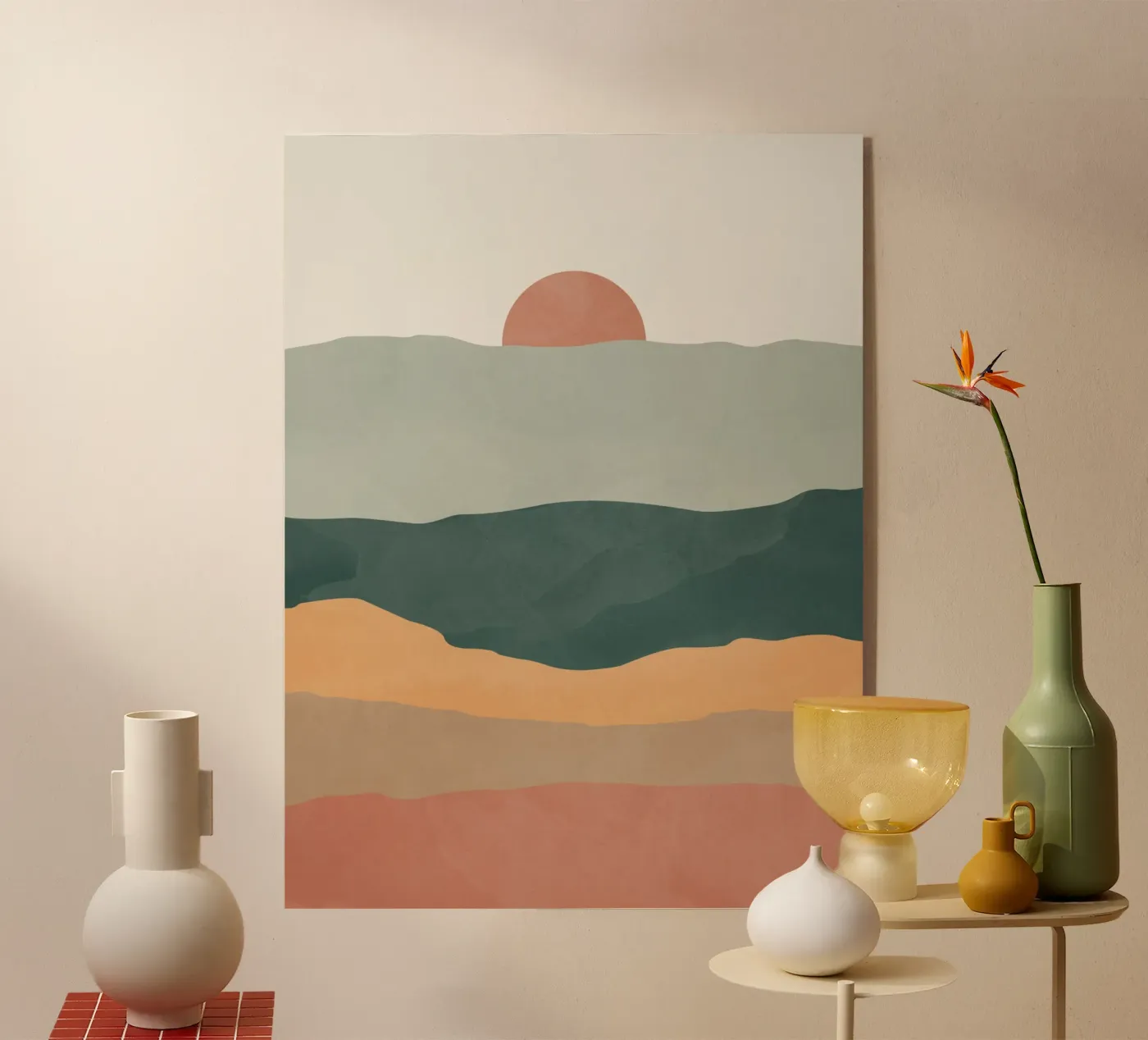 Paesaggio a strati plexiglass da LeaDArt
