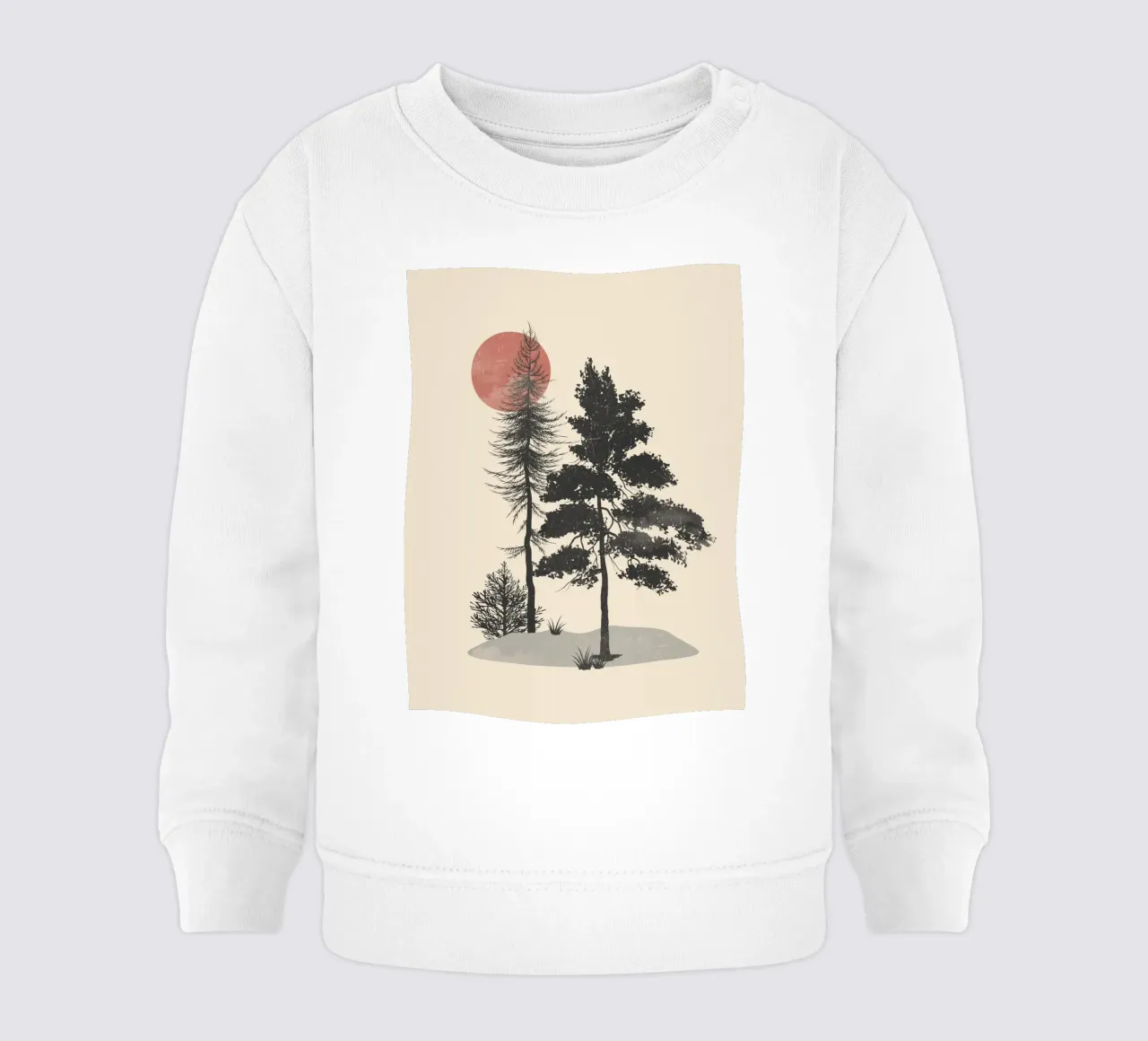 Silhouette della foresta felpa neonato da LeaDArt