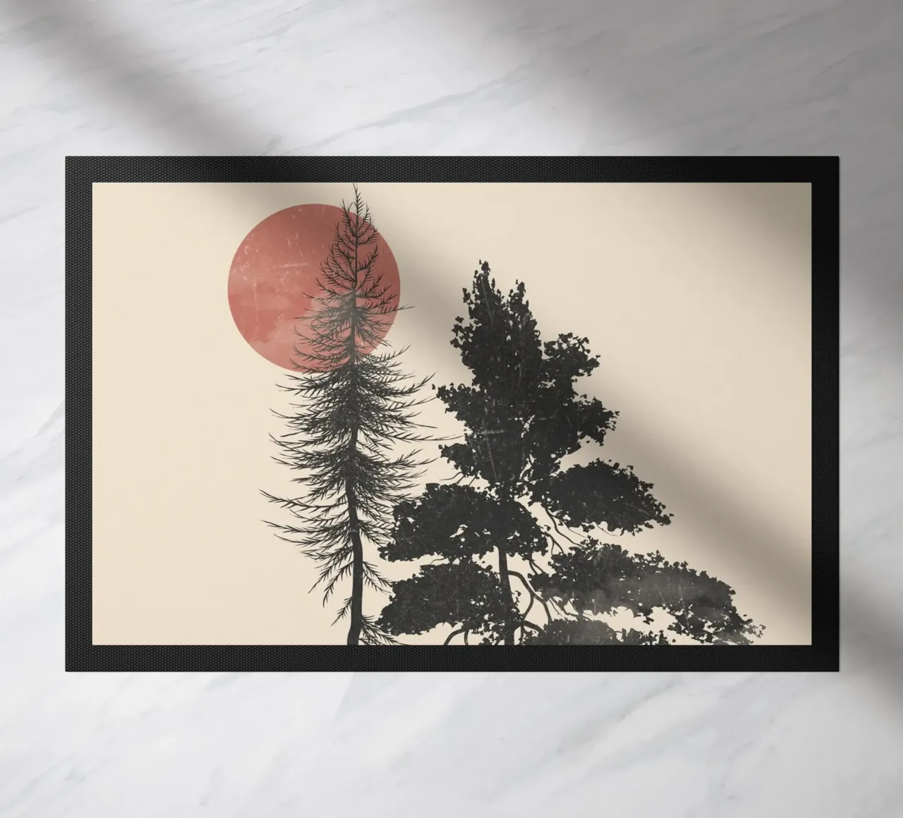 Forest Silhouettes doormat by LeaDArt