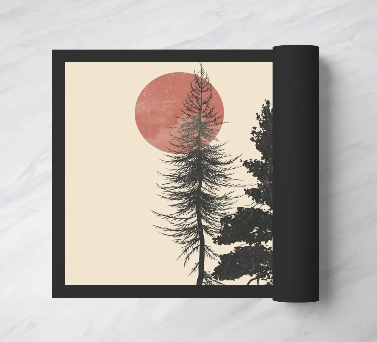 Forest Silhouettes doormat by LeaDArt