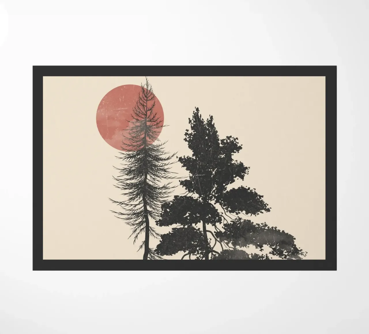 Forest Silhouettes doormat by LeaDArt