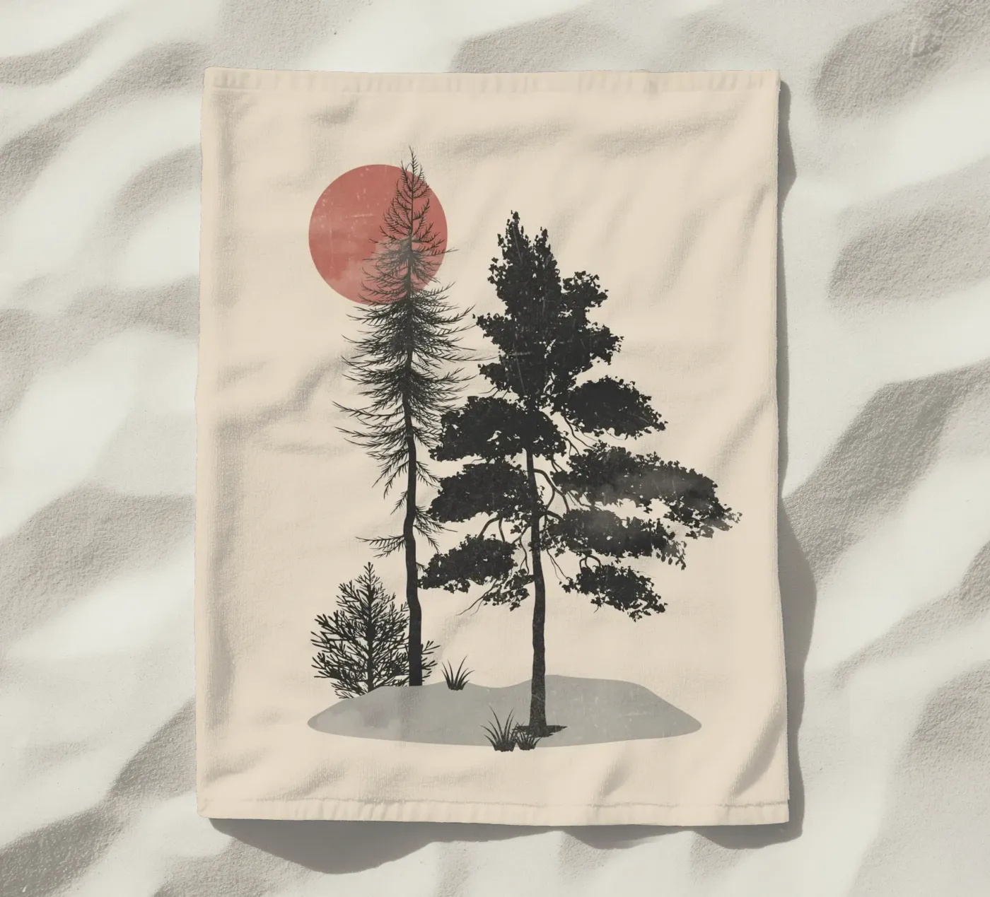 Forest Silhouettes telo mare da LeaDArt