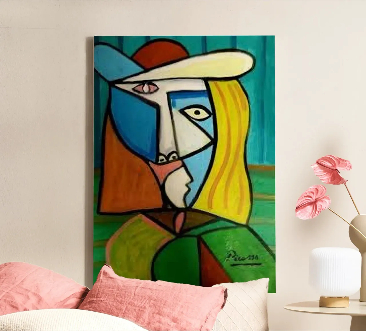 Commemorating Works of Art canvas with Floater frame by Susanprint