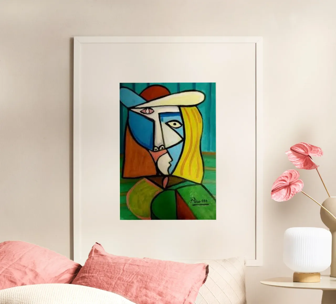 Commemorazione di opere d'arte poster con telaio in alluminio da Susanprint
