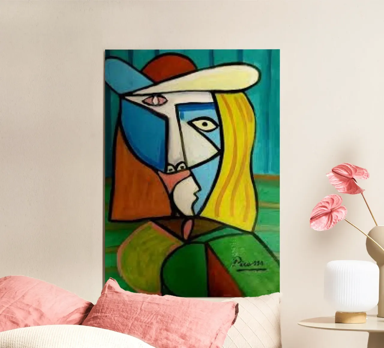 Commemorazione di opere d'arte poster con telaio in alluminio da Susanprint