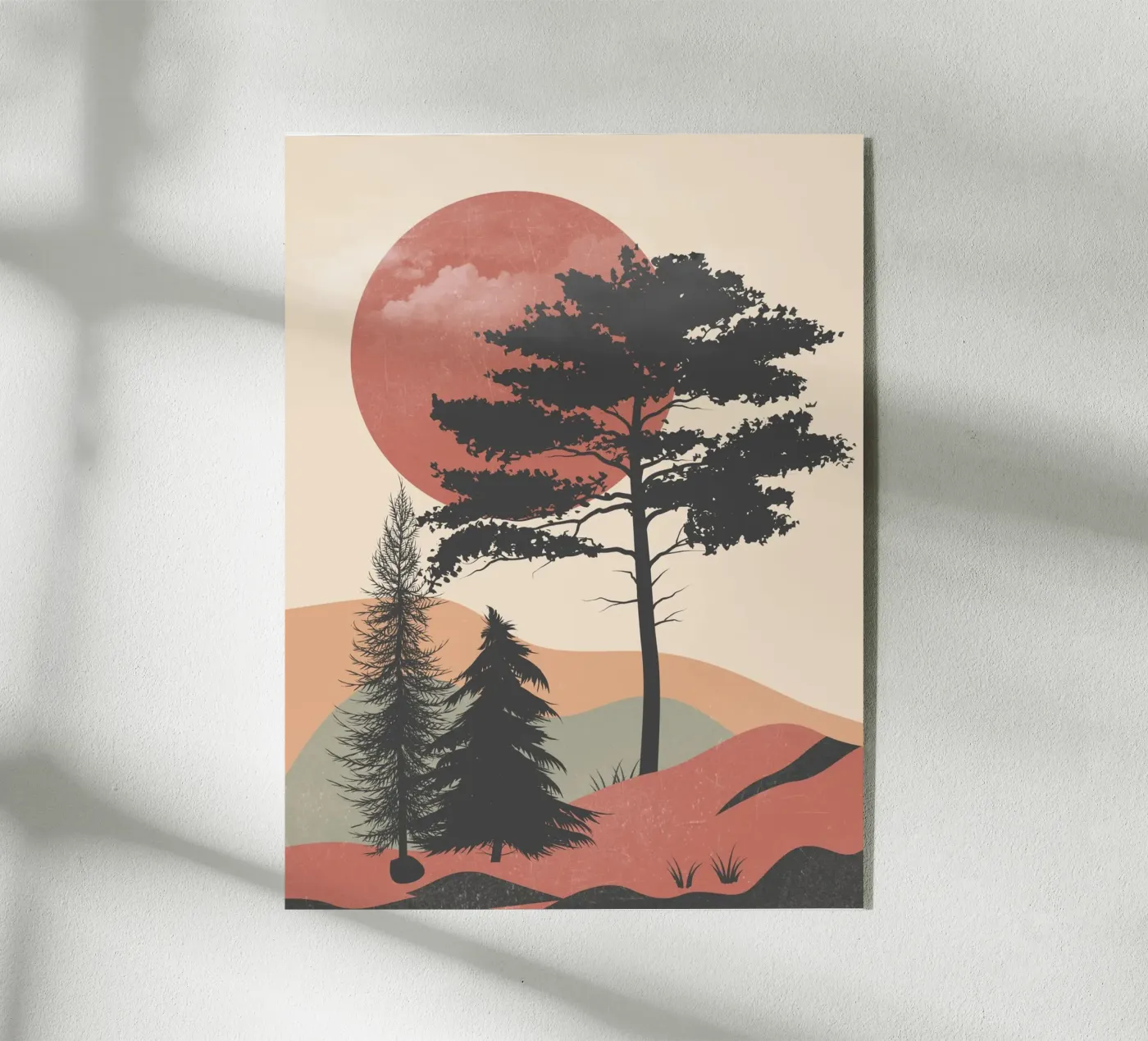 Red Sun Rising plexiglass da LeaDArt