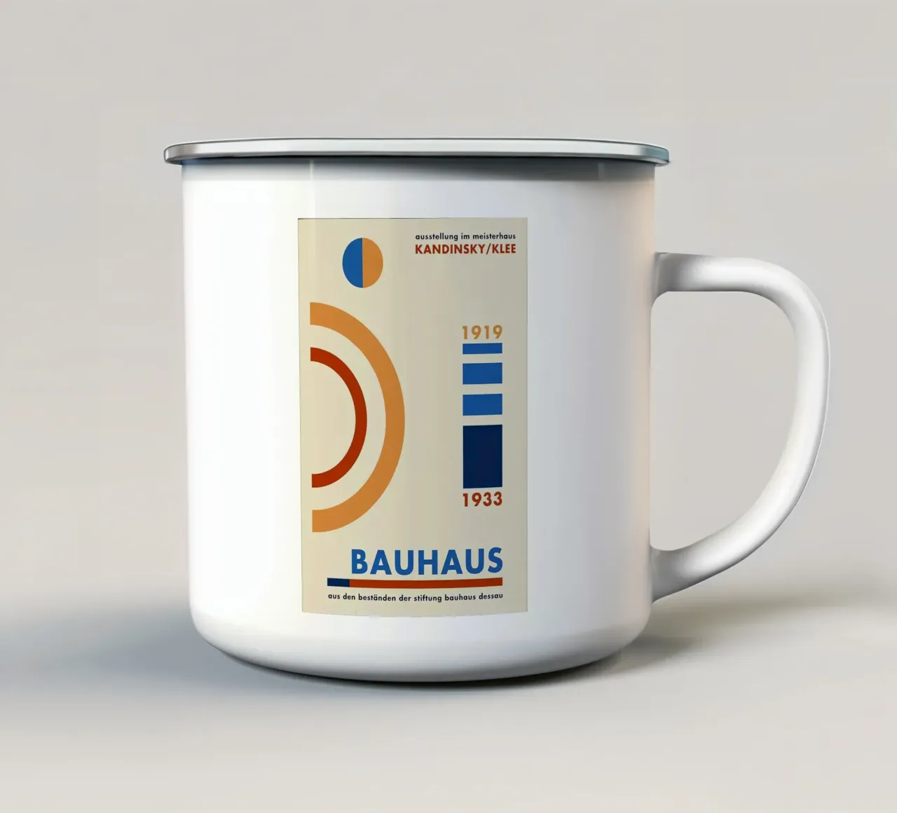 Bauhaus 1919 tazza in smalto da Narciso