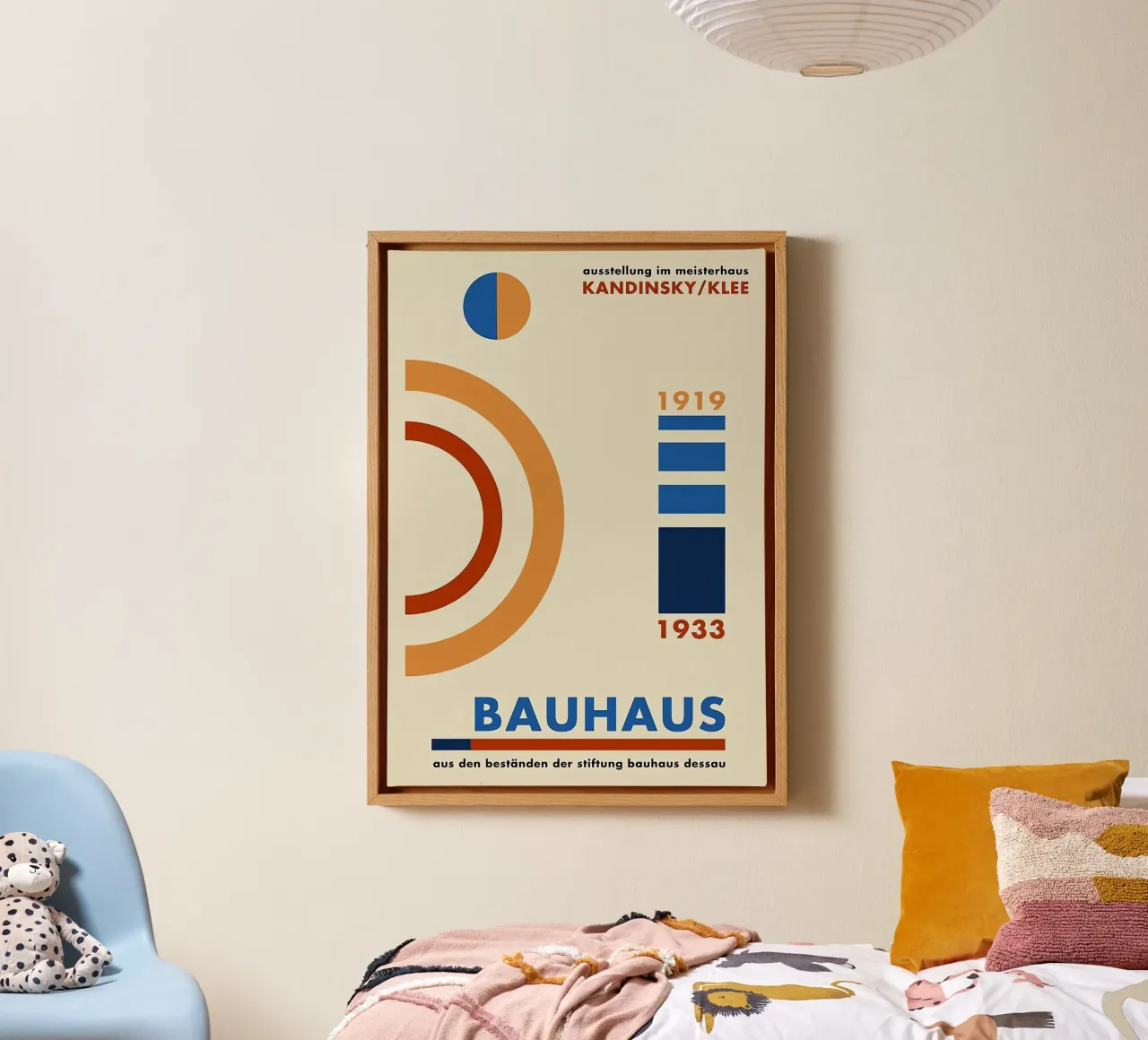 Bauhaus 1919 tela con Cornice a cassetta da Narciso
