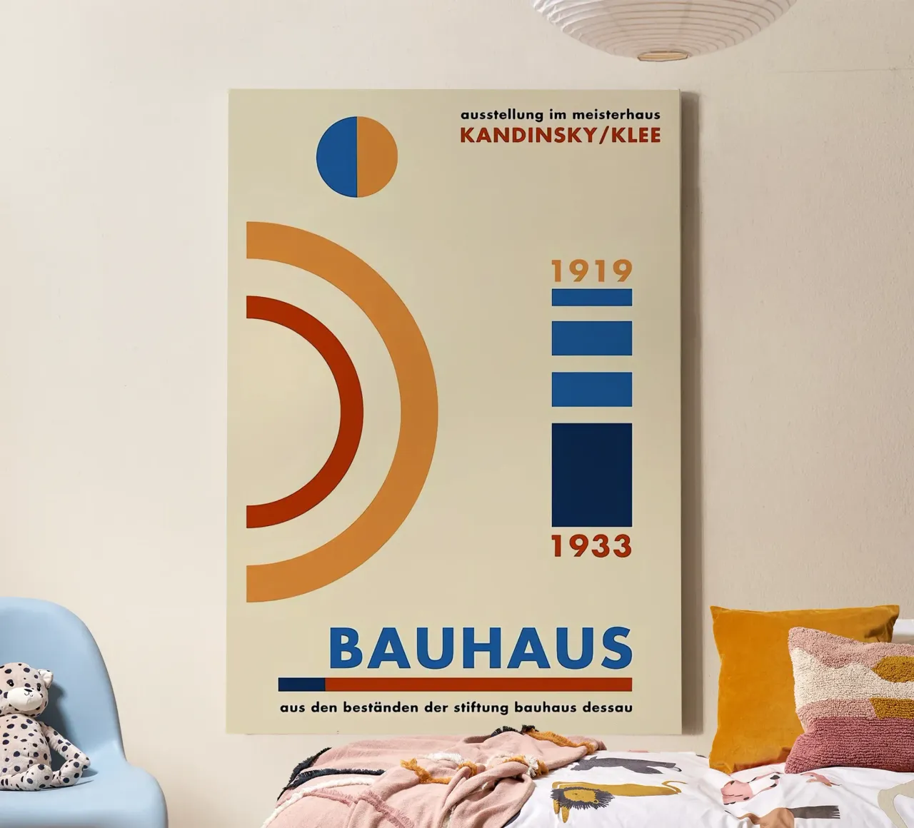 Bauhaus 1919 tela con Cornice a cassetta da Narciso