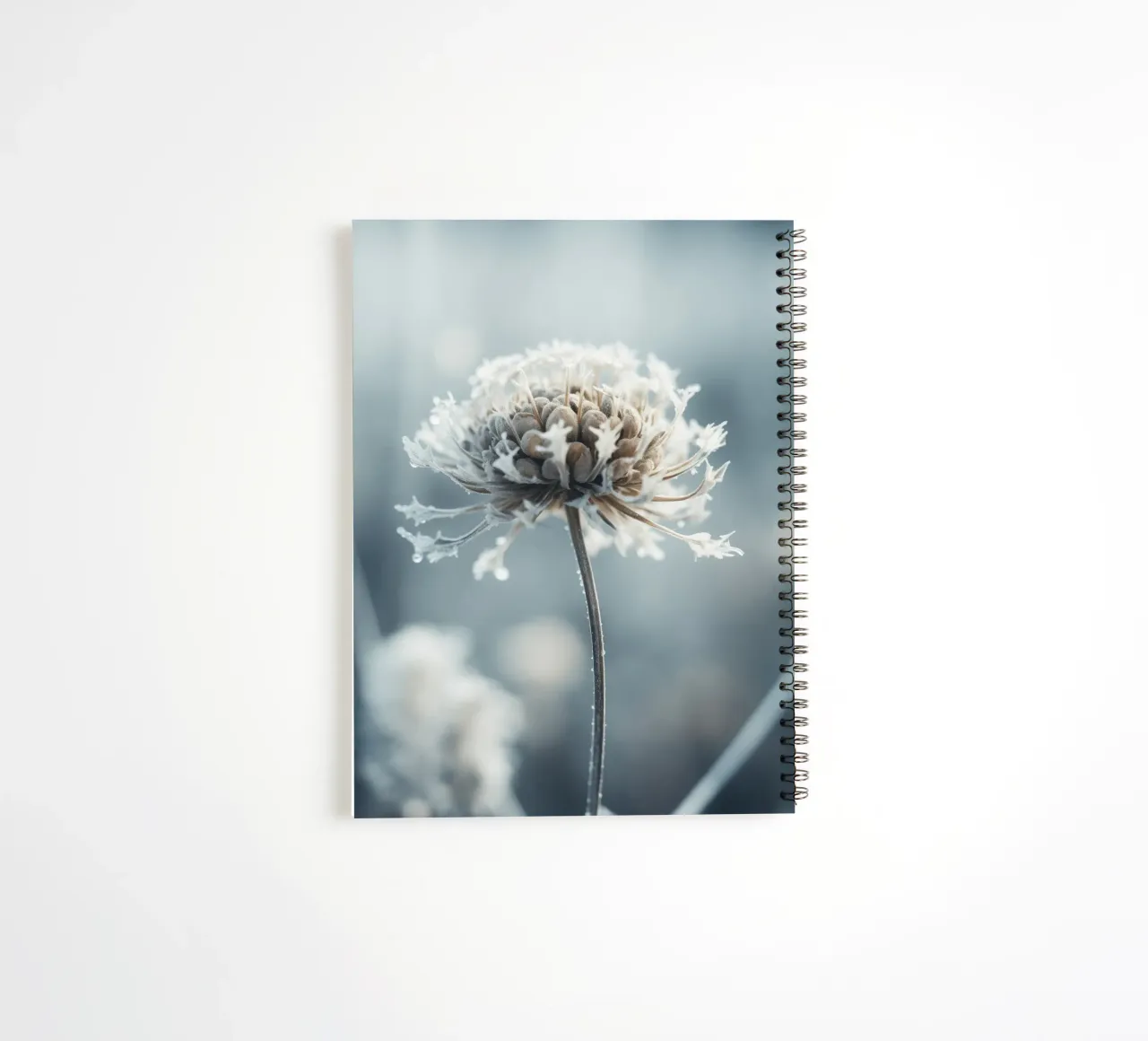 Frozen Flower No 5 spiral notebook by treechild