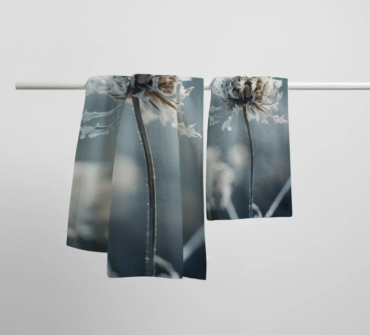 Frozen Flower No 5 asciugamano da bagno da treechild