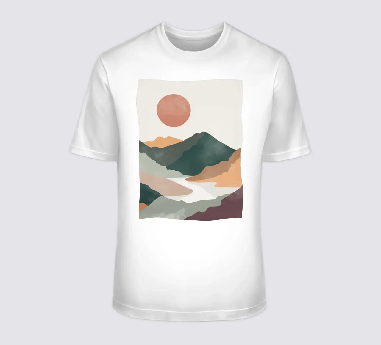 Il sole sulla valle t-shirt da LeaDArt