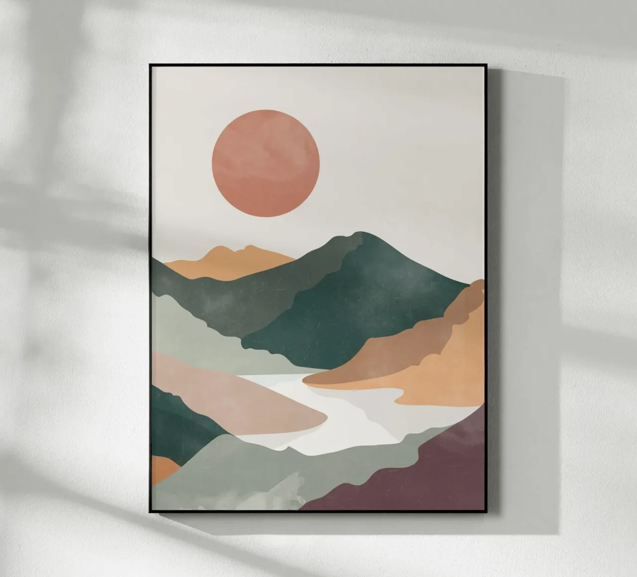 Il sole sulla valle plexiglass da LeaDArt