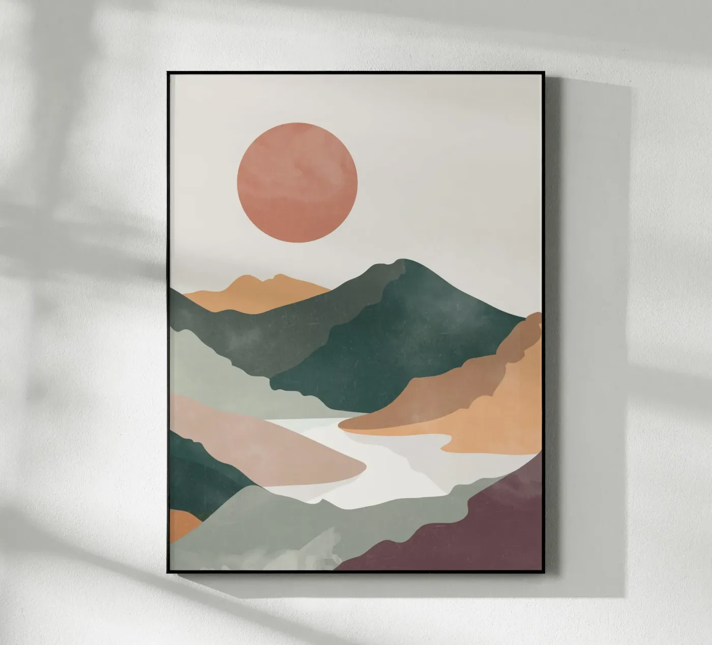 Il sole sulla valle plexiglass da LeaDArt