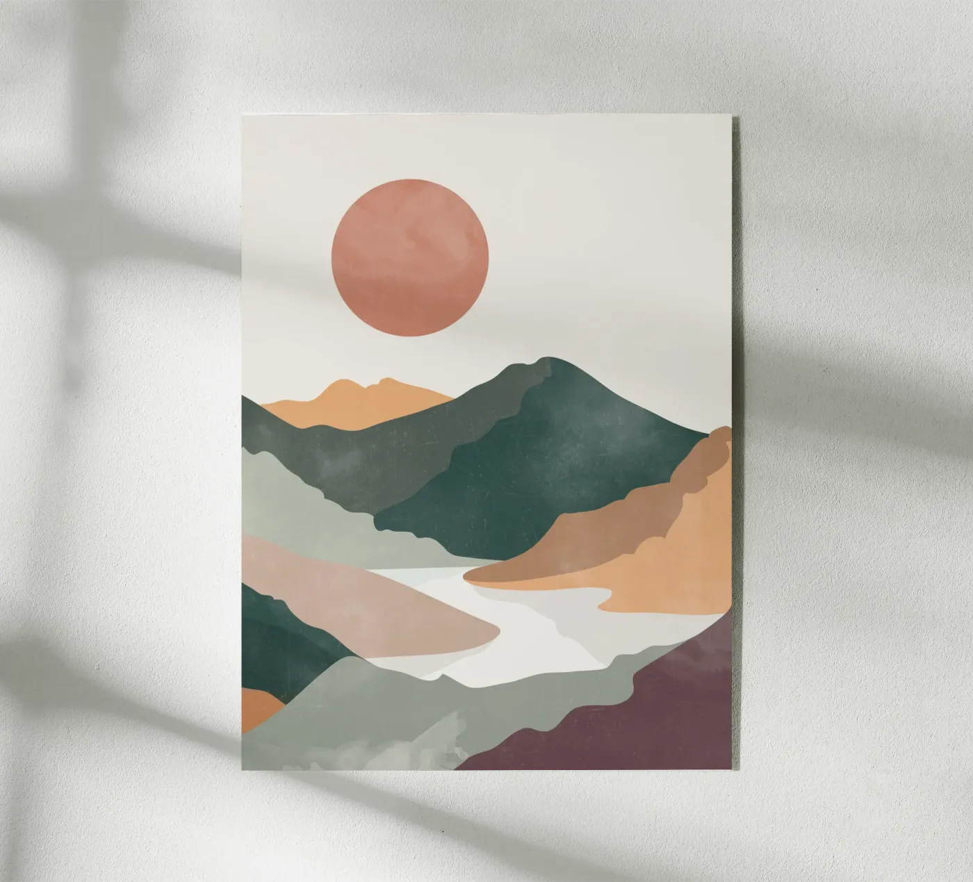 Il sole sulla valle plexiglass da LeaDArt