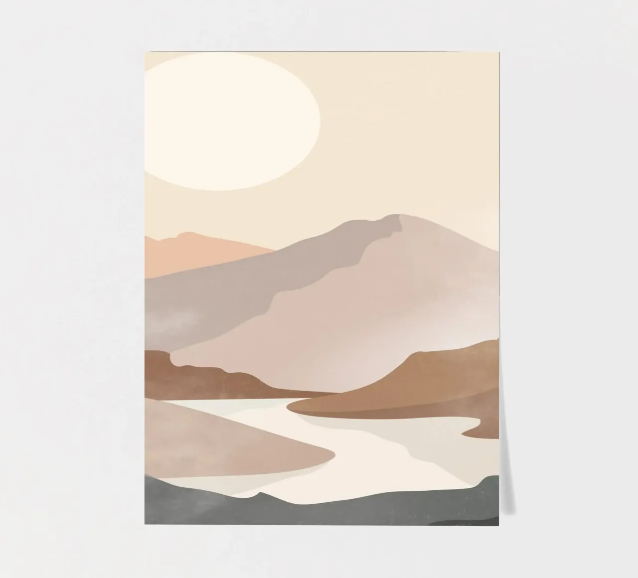 Soft River View Stickerbogen von LeaDArt