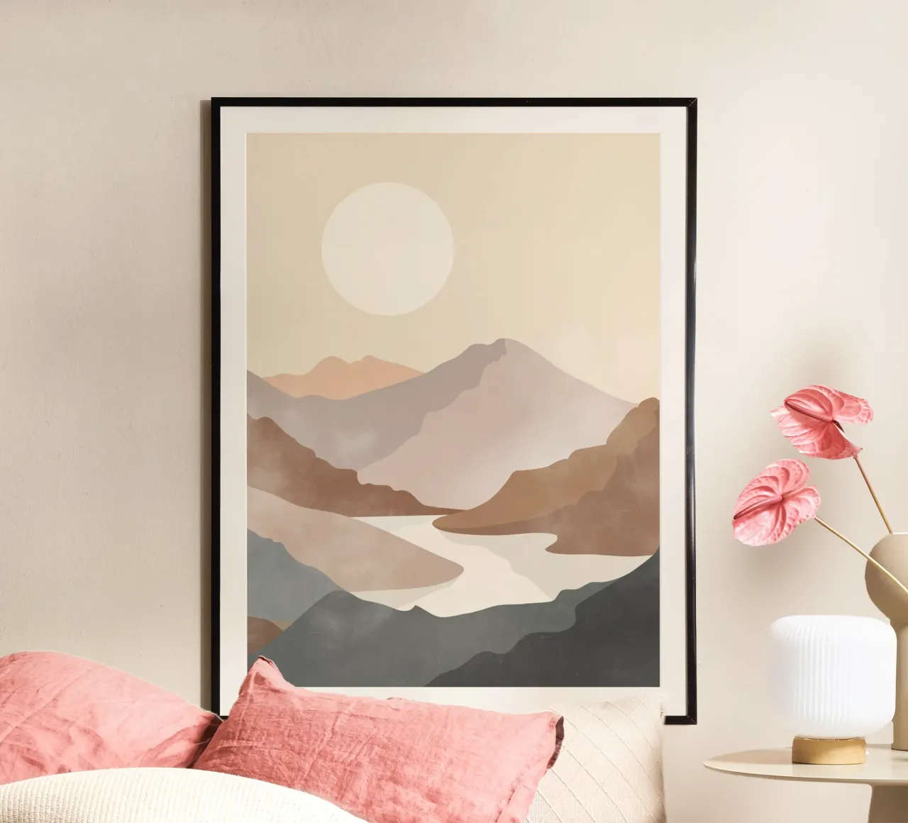 Soft River View poster by LeaDArt