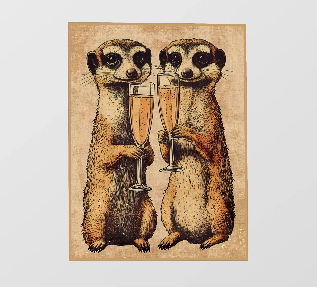 Salute dei Meerkat telo in pvc da Shawna Studio