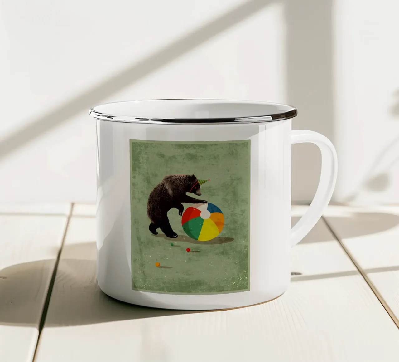 Spettacolo tazza in smalto da Shawna Studio