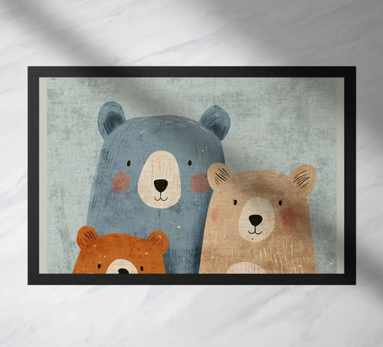 Tre simpatici orsi zerbino da Shawna Studio
