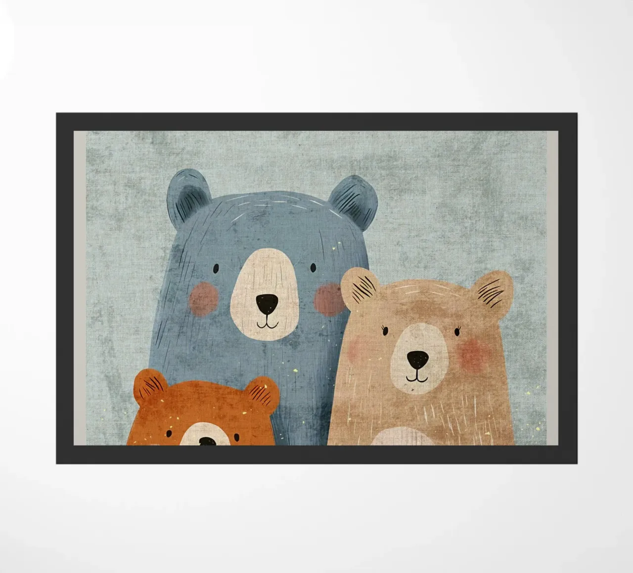 Tre simpatici orsi zerbino da Shawna Studio