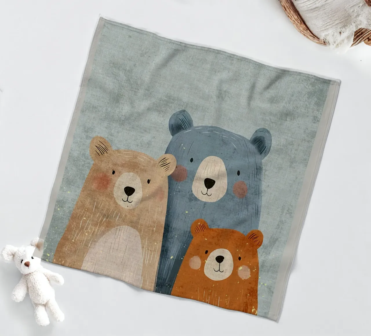 Tre simpatici orsi coperta in pile da Shawna Studio