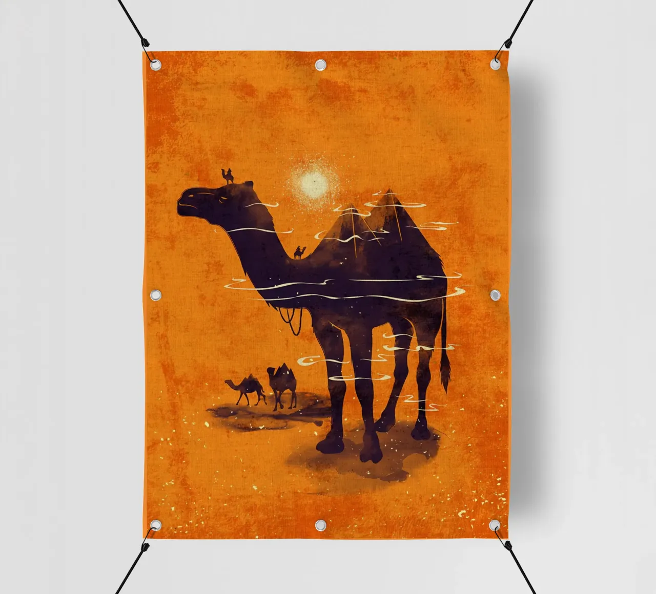 Piramide ambulante telo in pvc da Shawna Studio