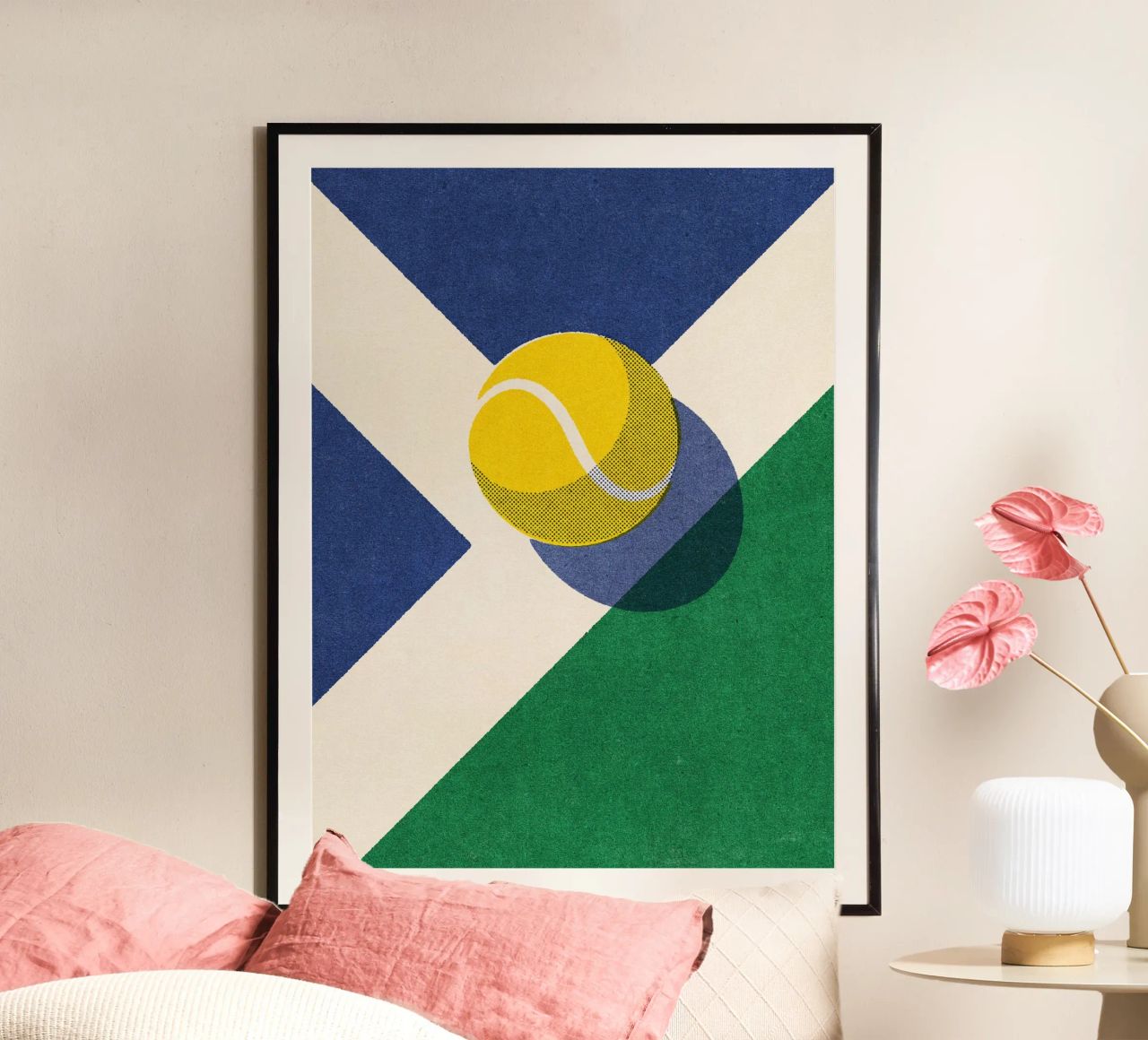 BALLS - Tennis - Hard Court - I poster by DANIEL COULMANN