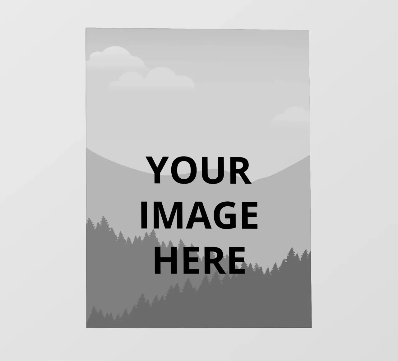 Su foto aquí, personalizable lonas publicitarias de RB-Digital-Paintings