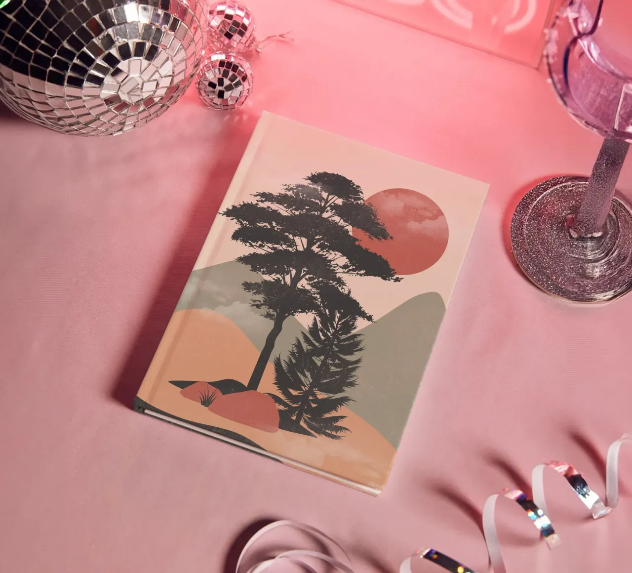 Sun Behind the Branches notebook by LeaDArt