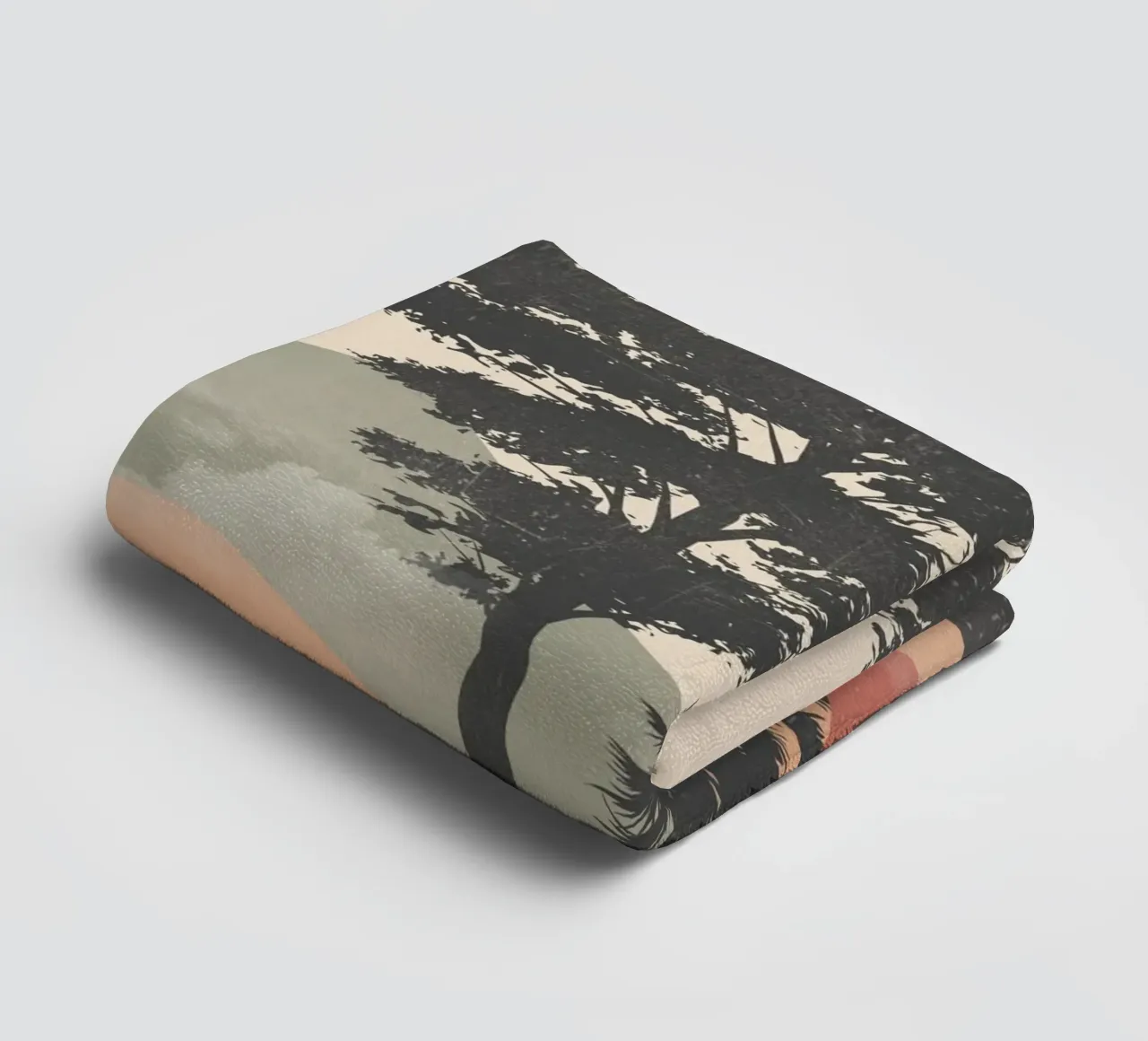 Sun Behind the Branches towel by LeaDArt