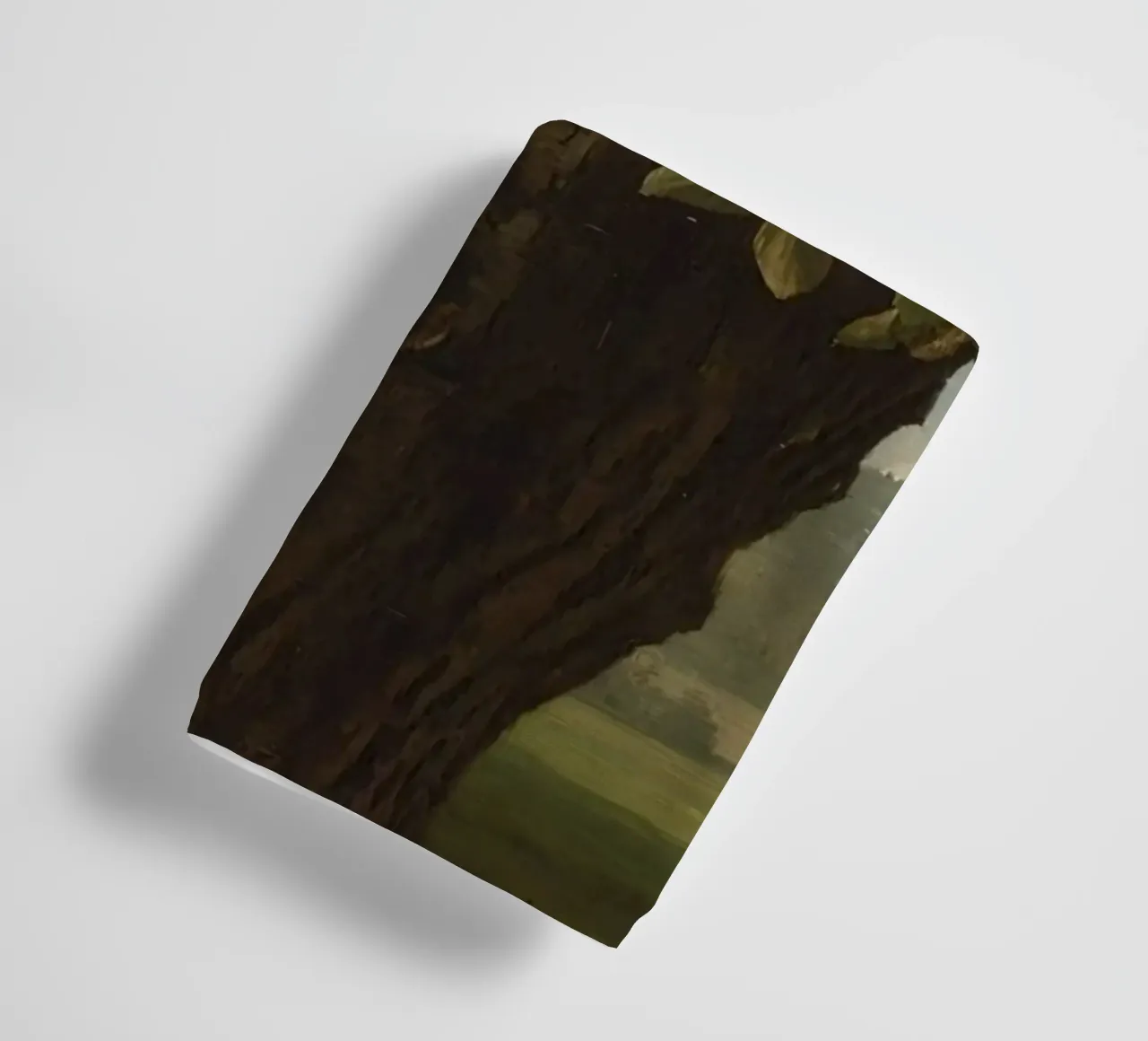 Majestic tree stands tall in a landscape with distant hills towel by DesignDoodle