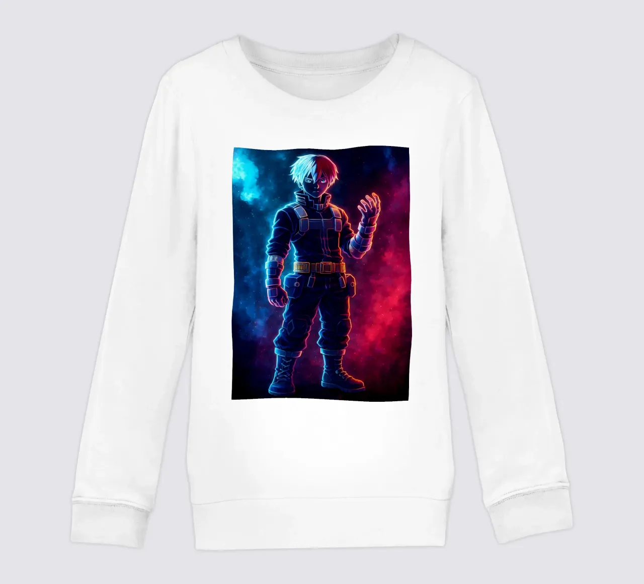 Soul Of my hero academia Todoroki Shouto felpa bambino da DGSoulheroes