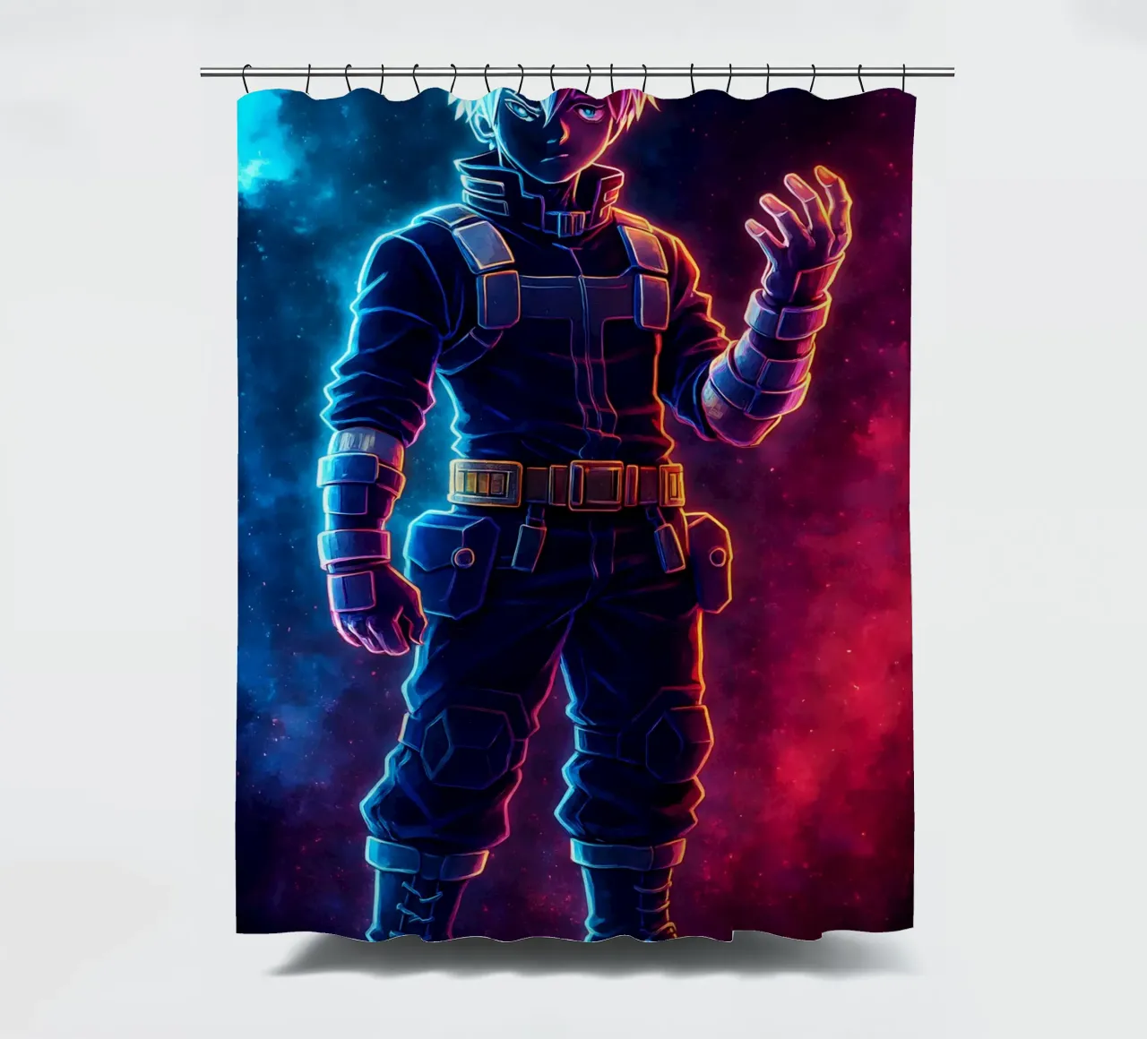Soul Of my hero academia Todoroki Shouto tenda da doccia da DGSoulheroes