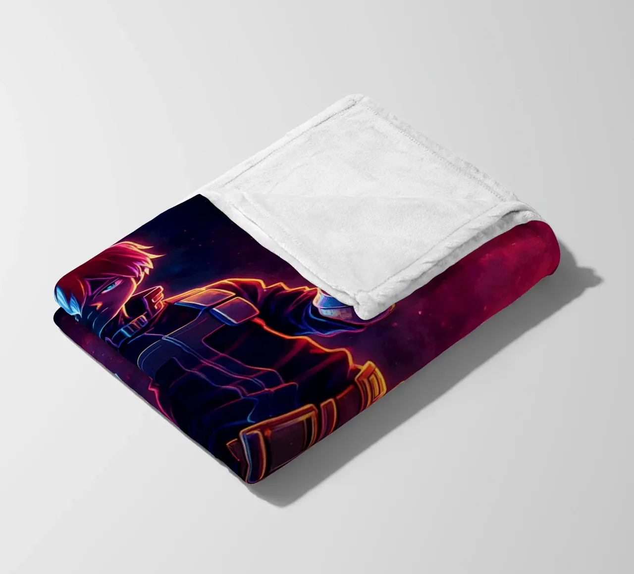 Soul Of my hero academia Todoroki Shouto coperta in pile da DGSoulheroes