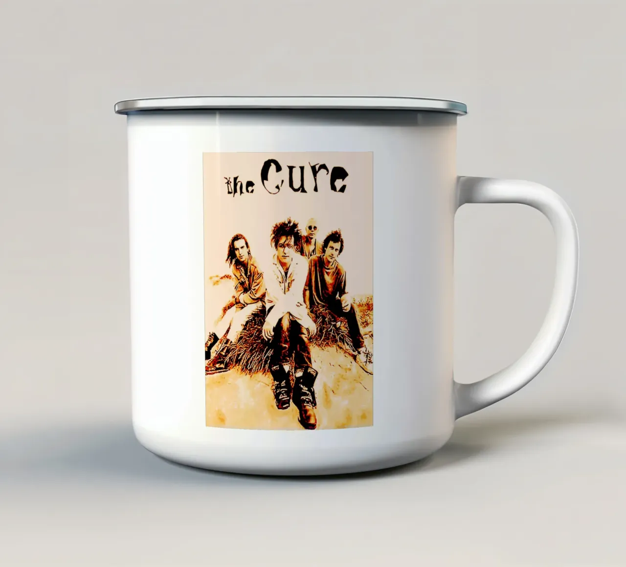 Robert Smith la cura tazza in smalto da music soul