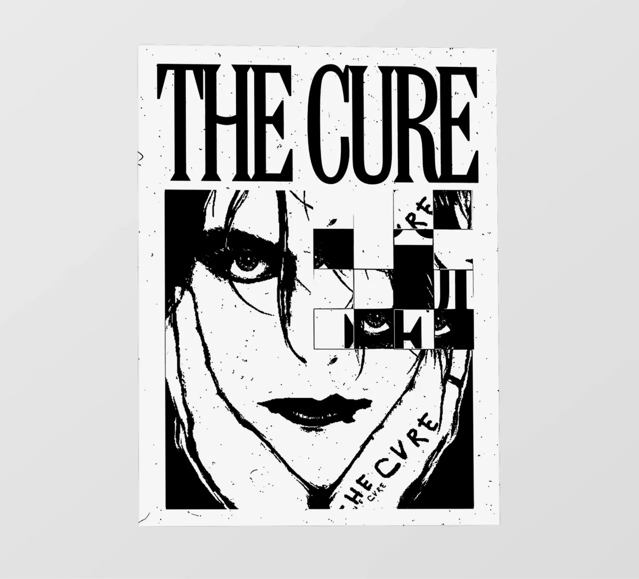 Robert Smith la cura pellicola backlit da music soul
