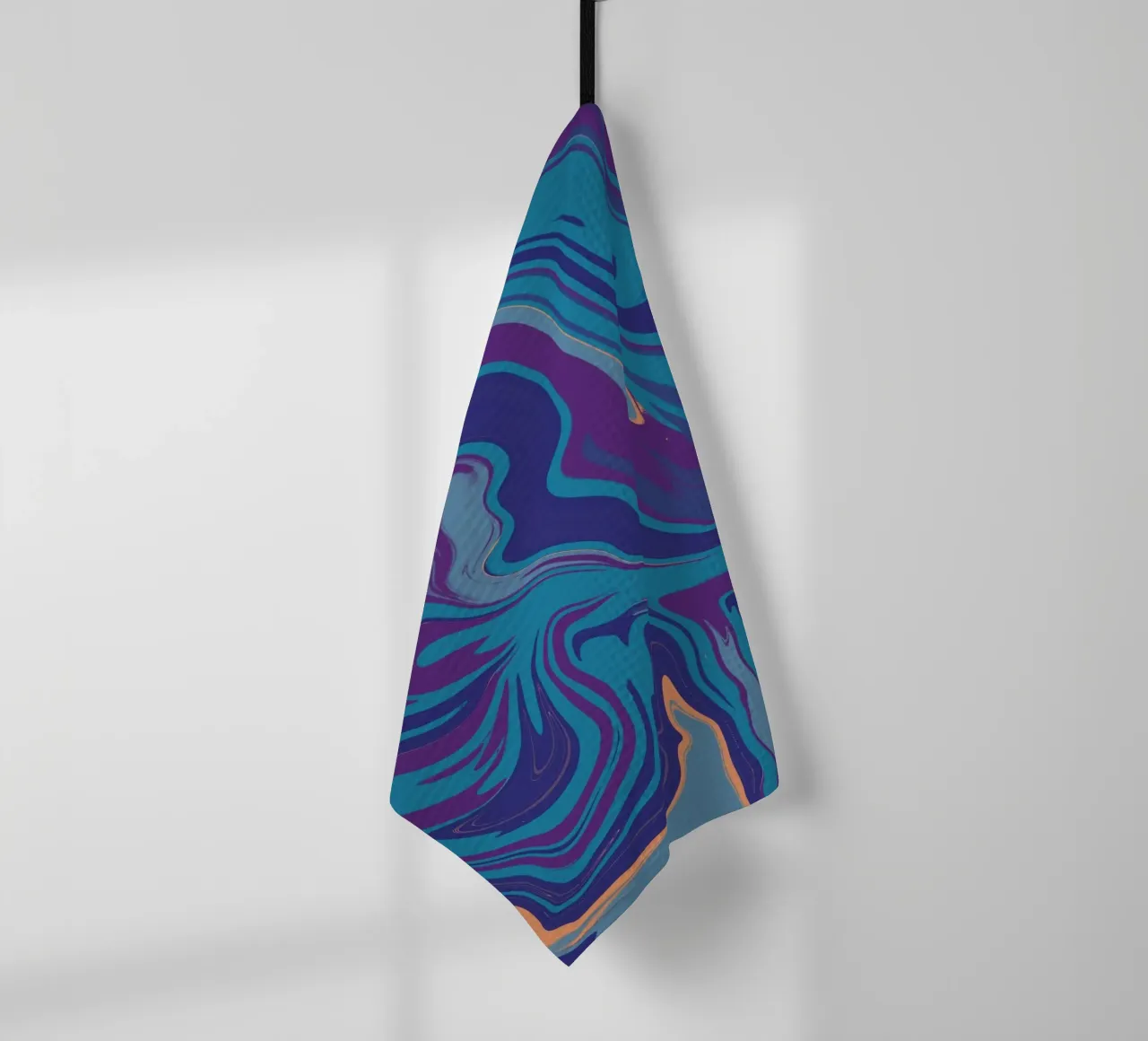 Marble flow 03 tea towel by Little Dean