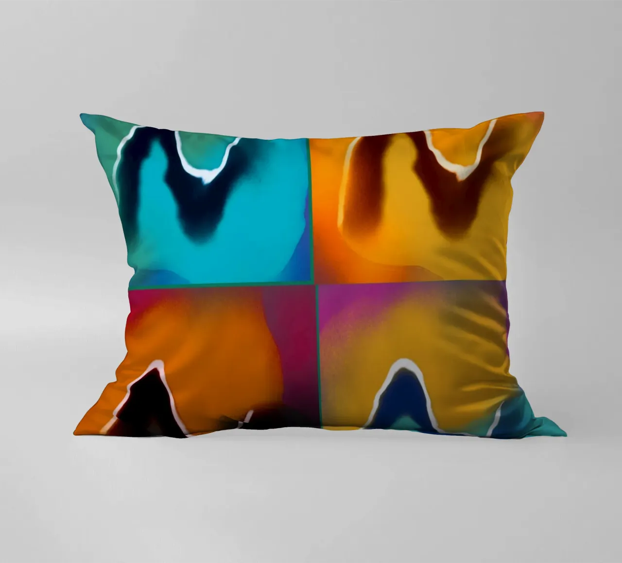 Treble pairing decorative cushion by Little Dean