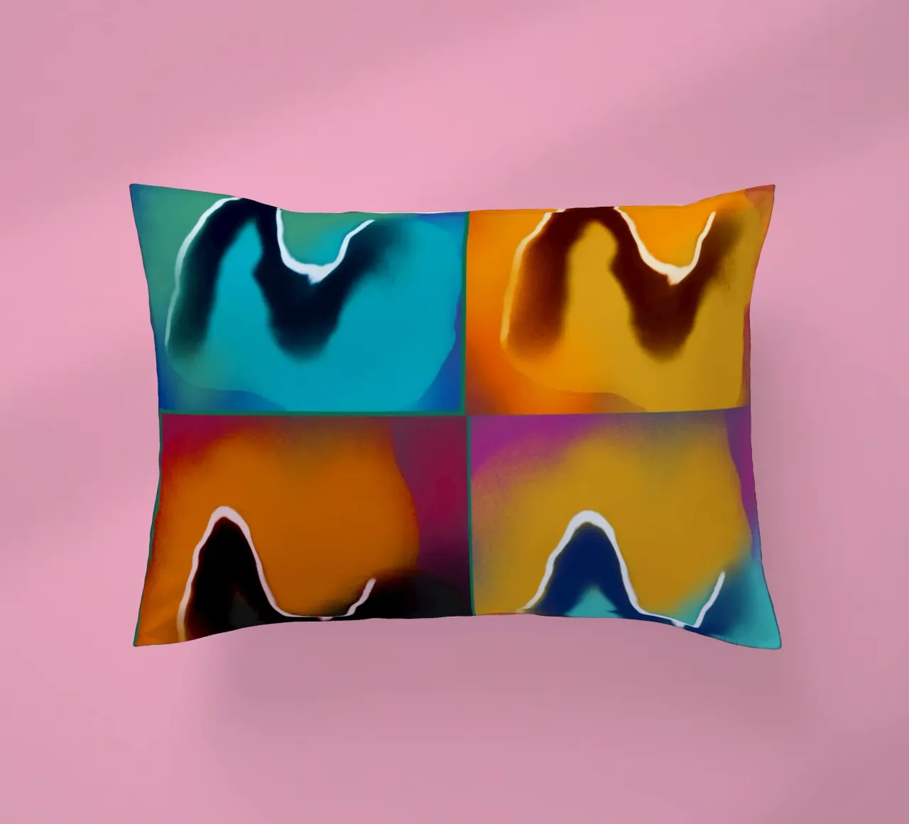Treble pairing decorative cushion by Little Dean