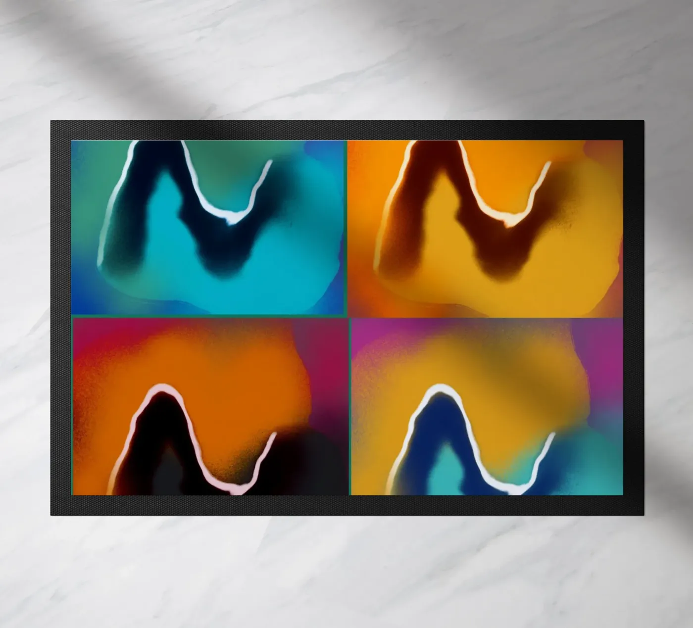 Treble pairing doormat by Little Dean