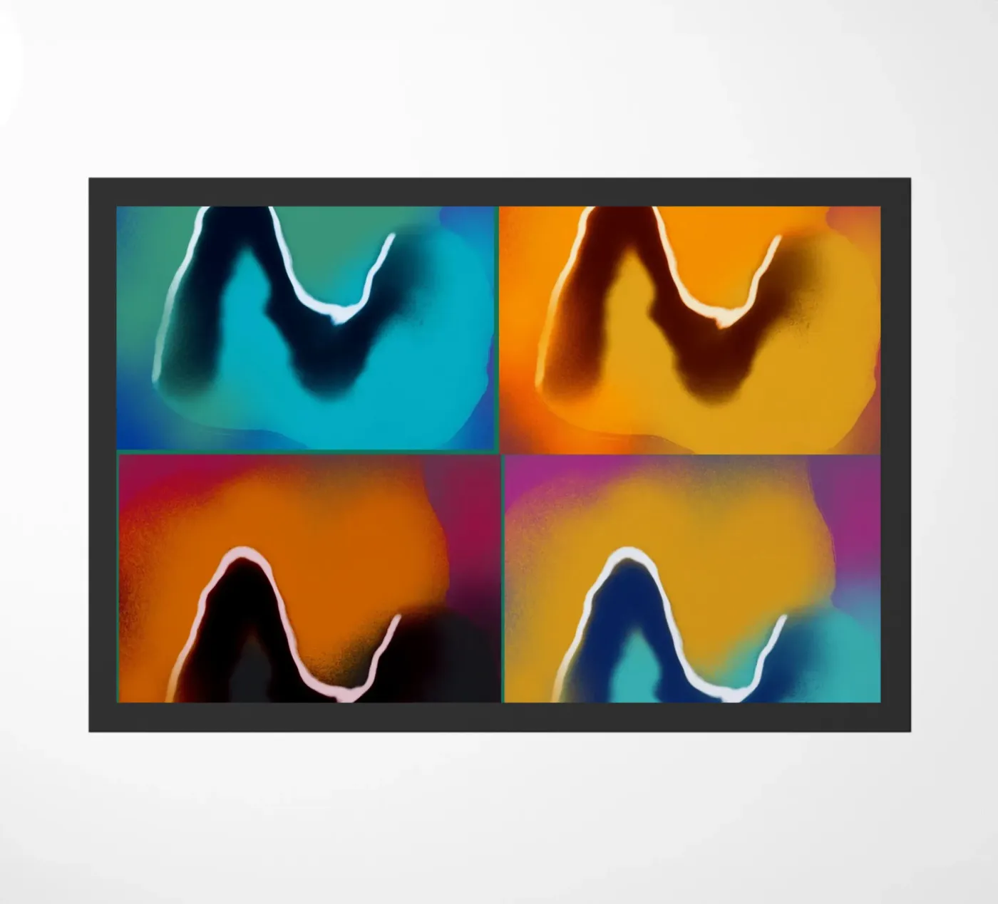 Treble pairing doormat by Little Dean