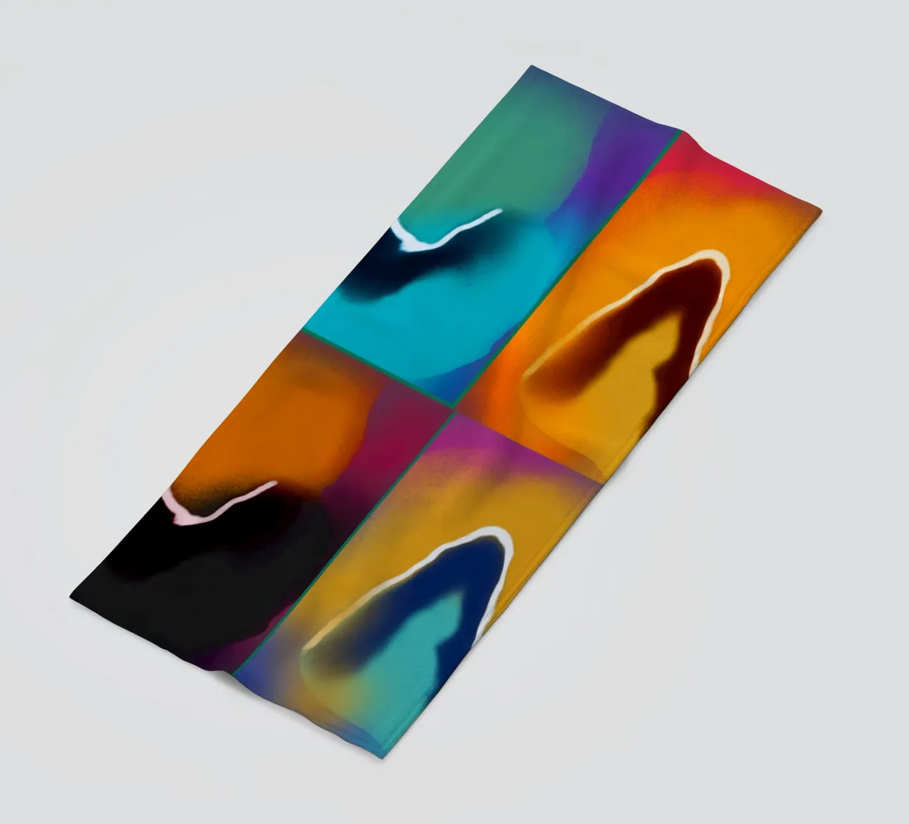 Treble pairing beach towel by Little Dean