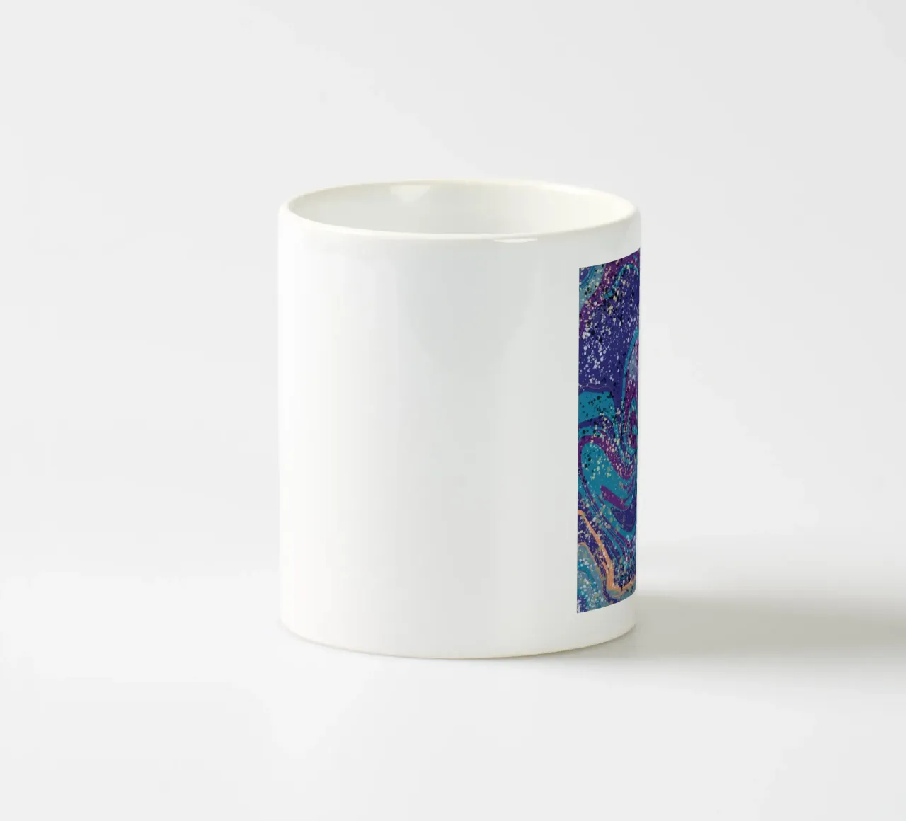 Flusso di marmo 04 tazza in ceramica da Little Dean