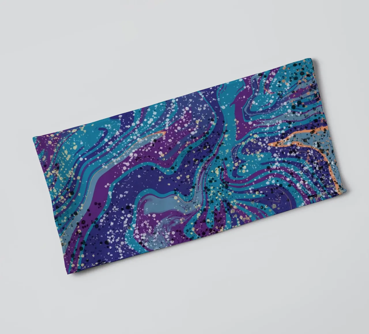 Marble flow 04 towel by Little Dean