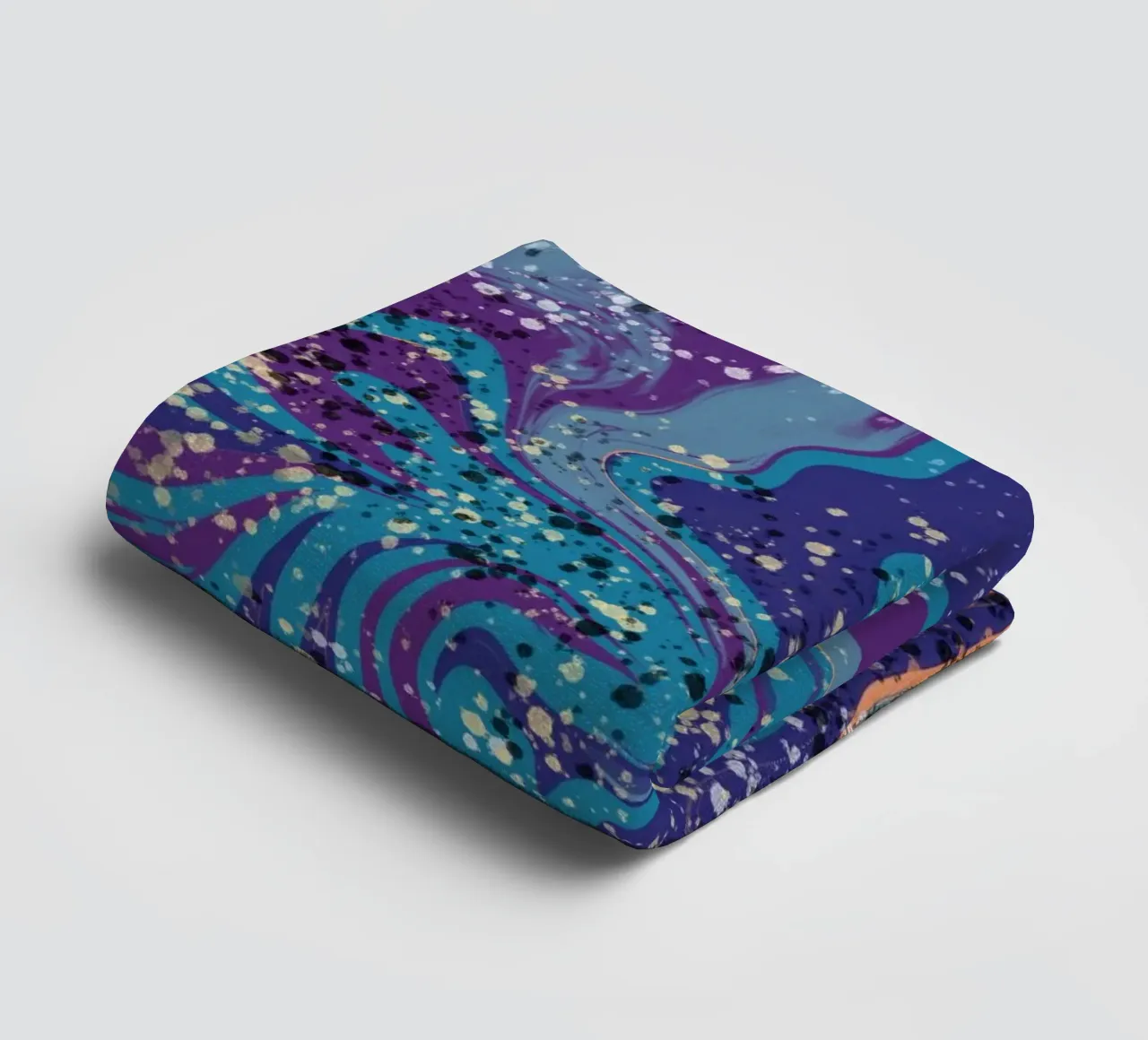 Marble flow 04 towel by Little Dean