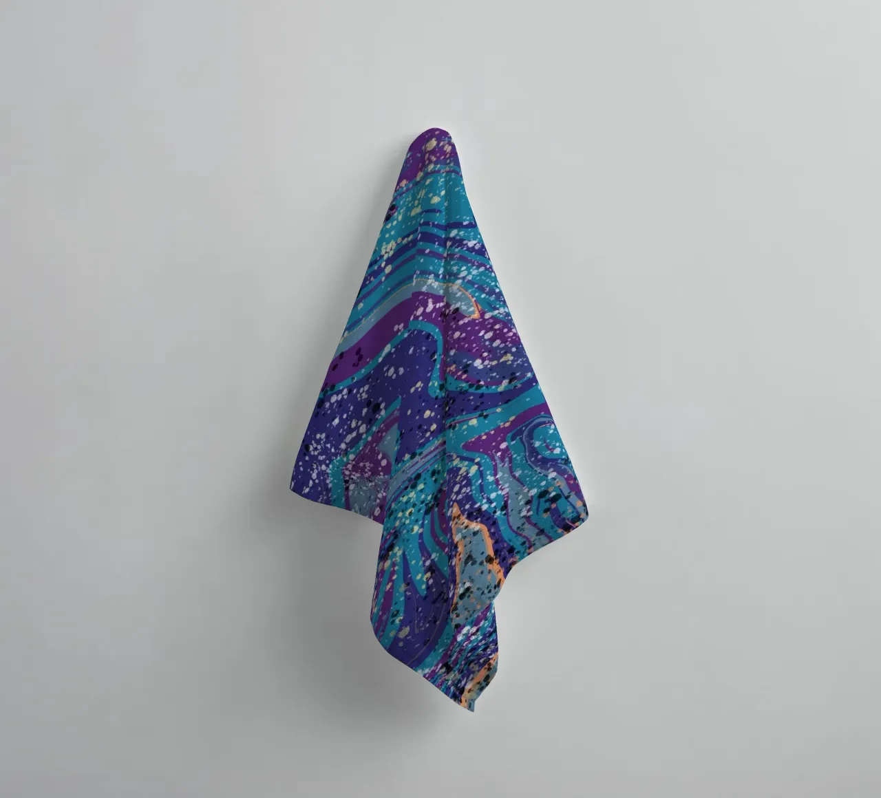 Marble flow 04 towel by Little Dean