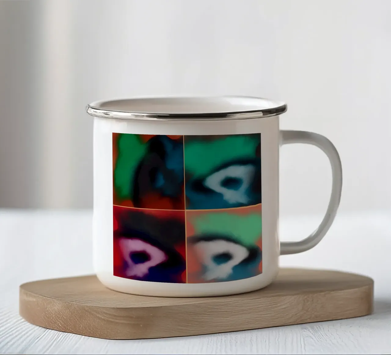 Treble pairing 02 enamel mug by Little Dean