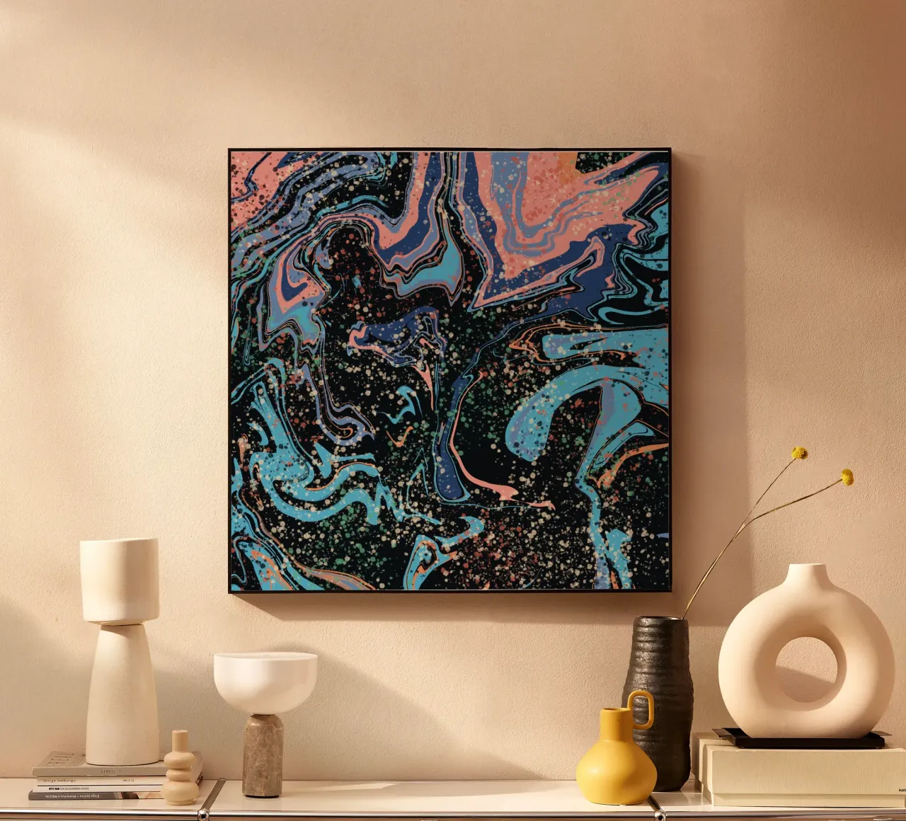 Marble flow 05 acrylic glass by Little Dean