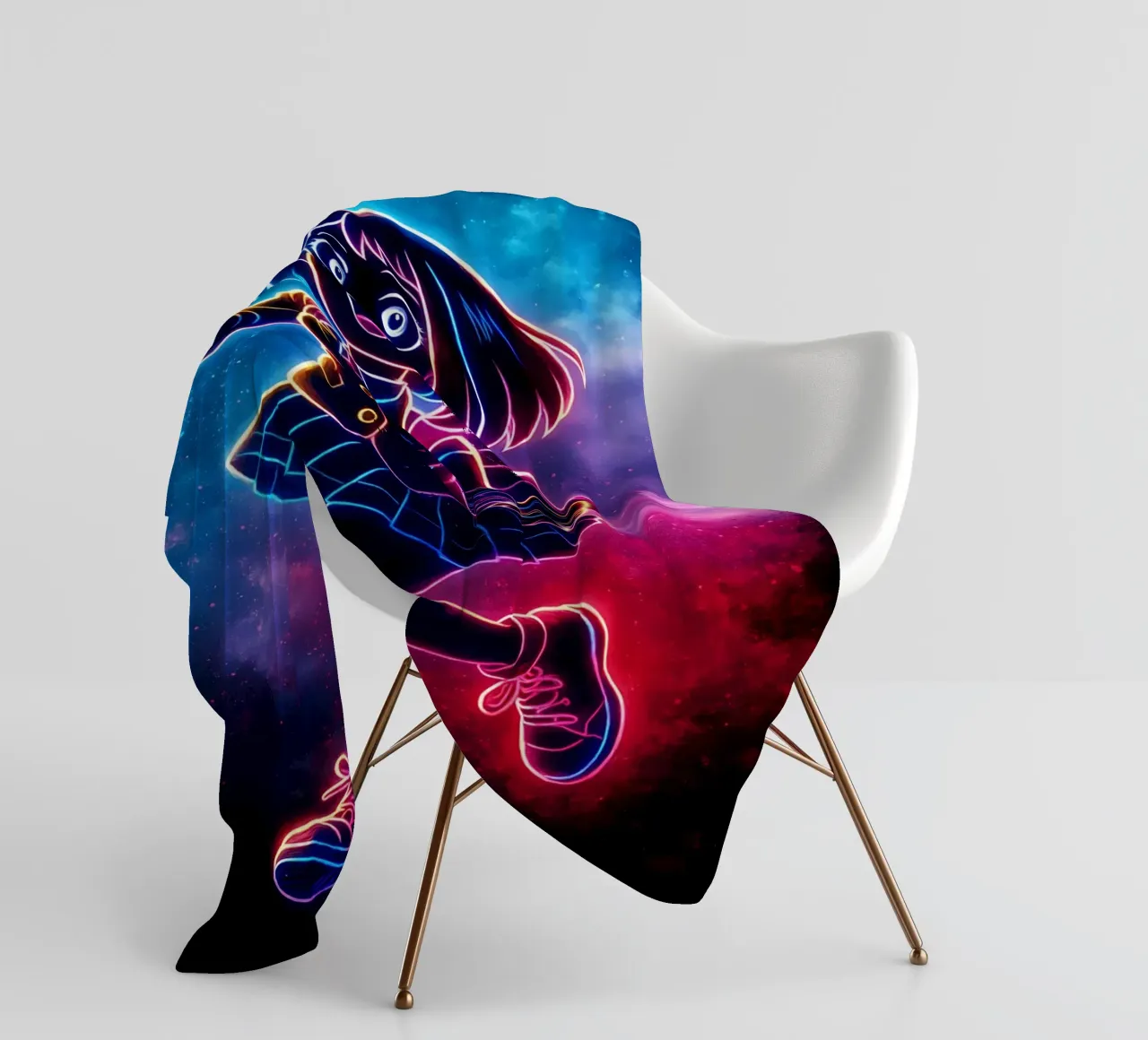 Soul Of my hero academia Uraraka Ochako Fleecedecke von DGSoulheroes